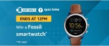 Amazon Quiz Answer[18 Dec]- A fossil Explorist Smart Watch