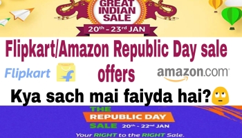 Amazon/ Flipkart republic day sale best offers.