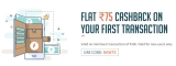 Freecharge: flat 75₹ cashback on recharge/bill of 75₹