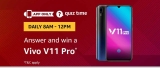 Amazon Quiz Answer – 9 Jan 2019 (Vivo V11 Pro)