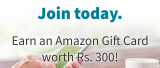 Free Rs.300 Amazon Gift Card : MobileXpression Offer